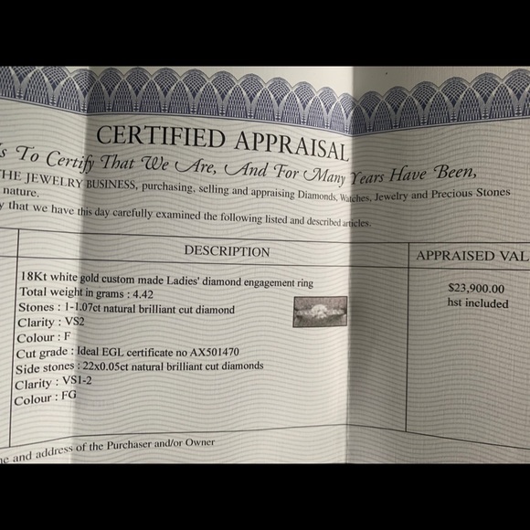 1.07 Diamond Ring - Picture 11 of 11